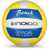 Мяч волейбольный INDIGO ATTACK любительский шитый (PVC 1,6 мм) 1179 Бело-сине-желтый